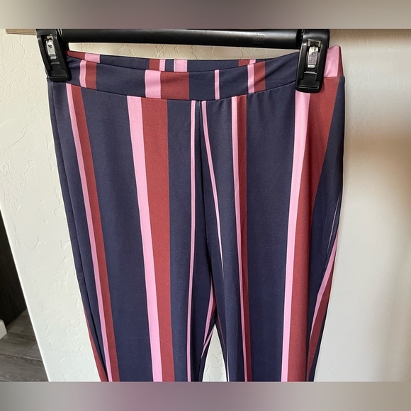 Asos| Vertical Striped Wide Leg Flare Pants, 70’s Boho Style—Size 2•Bell Bottoms - Picture 7 of 13